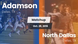 Matchup: Adamson vs. North Dallas  2016