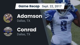 Recap: Adamson  vs. Conrad  2017