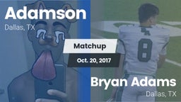 Matchup: Adamson vs. Bryan Adams  2017