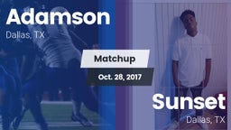 Matchup: Adamson vs. Sunset  2017