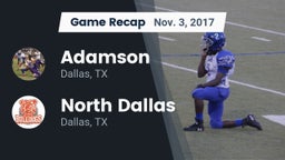 Recap: Adamson  vs. North Dallas  2017