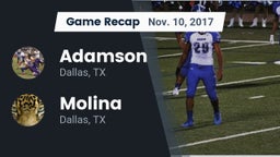 Recap: Adamson  vs. Molina  2017