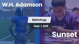 Matchup: Adamson vs. Sunset  2018