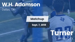 Matchup: Adamson vs. Turner  2018