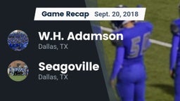 Recap: W.H. Adamson  vs. Seagoville  2018