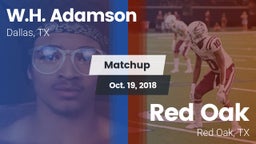 Matchup: Adamson vs. Red Oak  2018