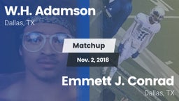 Matchup: Adamson vs. Emmett J. Conrad  2018