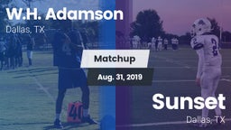 Matchup: Adamson vs. Sunset  2019