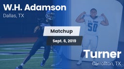 Matchup: Adamson vs. Turner  2019