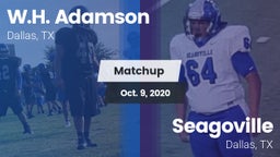 Matchup: Adamson vs. Seagoville  2020