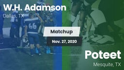 Matchup: Adamson vs. Poteet  2020