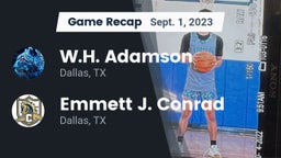 Recap: W.H. Adamson  vs. Emmett J. Conrad  2023