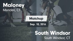 Matchup: Maloney vs. South Windsor  2016