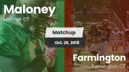 Matchup: Maloney vs. Farmington  2018