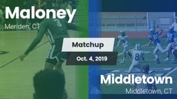 Matchup: Maloney vs. Middletown  2019