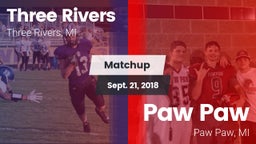 Matchup: Three Rivers vs. Paw Paw  2018
