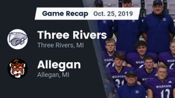 Recap: Three Rivers  vs. Allegan  2019