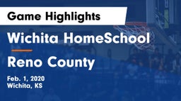 Wichita HomeSchool  vs Reno County Game Highlights - Feb. 1, 2020