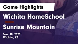 Wichita HomeSchool  vs Sunrise Mountain  Game Highlights - Jan. 10, 2023