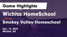 Wichita HomeSchool  vs Smokey Valley Homeschool Game Highlights - Dec. 14, 2023