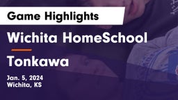 Wichita HomeSchool  vs Tonkawa Game Highlights - Jan. 5, 2024