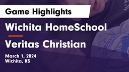 Wichita HomeSchool  vs Veritas Christian  Game Highlights - March 1, 2024