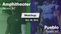 Matchup: Amphitheater vs. Pueblo  2016