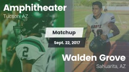 Matchup: Amphitheater vs. Walden Grove  2017