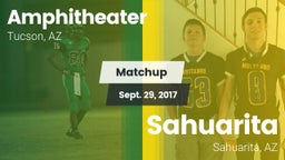 Matchup: Amphitheater vs. Sahuarita  2017