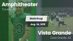 Matchup: Amphitheater vs. Vista Grande  2018