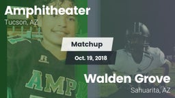 Matchup: Amphitheater vs. Walden Grove  2018
