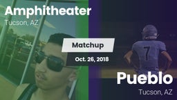 Matchup: Amphitheater vs. Pueblo  2018