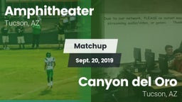 Matchup: Amphitheater vs. Canyon del Oro  2019