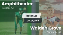 Matchup: Amphitheater vs. Walden Grove  2019