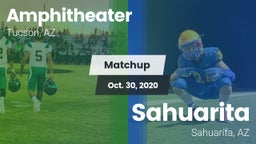 Matchup: Amphitheater vs. Sahuarita  2020
