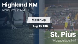 Matchup: Highland vs. St. Pius  2017