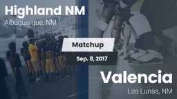 Matchup: Highland vs. Valencia  2017