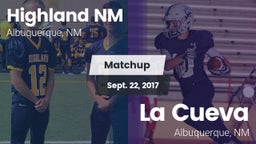 Matchup: Highland vs. La Cueva 2017
