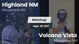 Matchup: Highland vs. Volcano Vista  2017