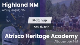 Matchup: Highland vs. Atrisco Heritage Academy  2017