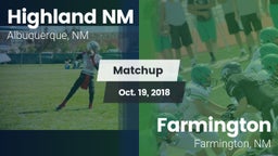 Matchup: Highland vs. Farmington  2018