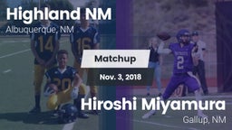 Matchup: Highland vs. Hiroshi Miyamura  2018