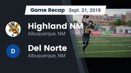 Recap: Highland  NM vs. Del Norte  2018