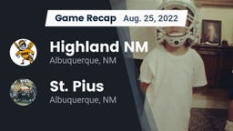 Recap: Highland  NM vs. St. Pius  2022
