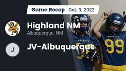 Recap: Highland  NM vs. JV-Albuquerque 2022