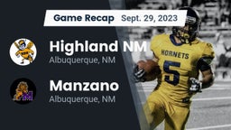 Recap: Highland  NM vs. Manzano  2023