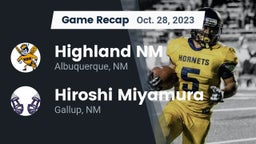 Recap: Highland  NM vs. Hiroshi Miyamura  2023