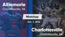 Matchup: Albemarle vs. Charlottesville  2016