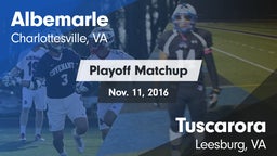 Matchup: Albemarle vs. Tuscarora  2016