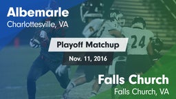 Matchup: Albemarle vs. Falls Church  2016